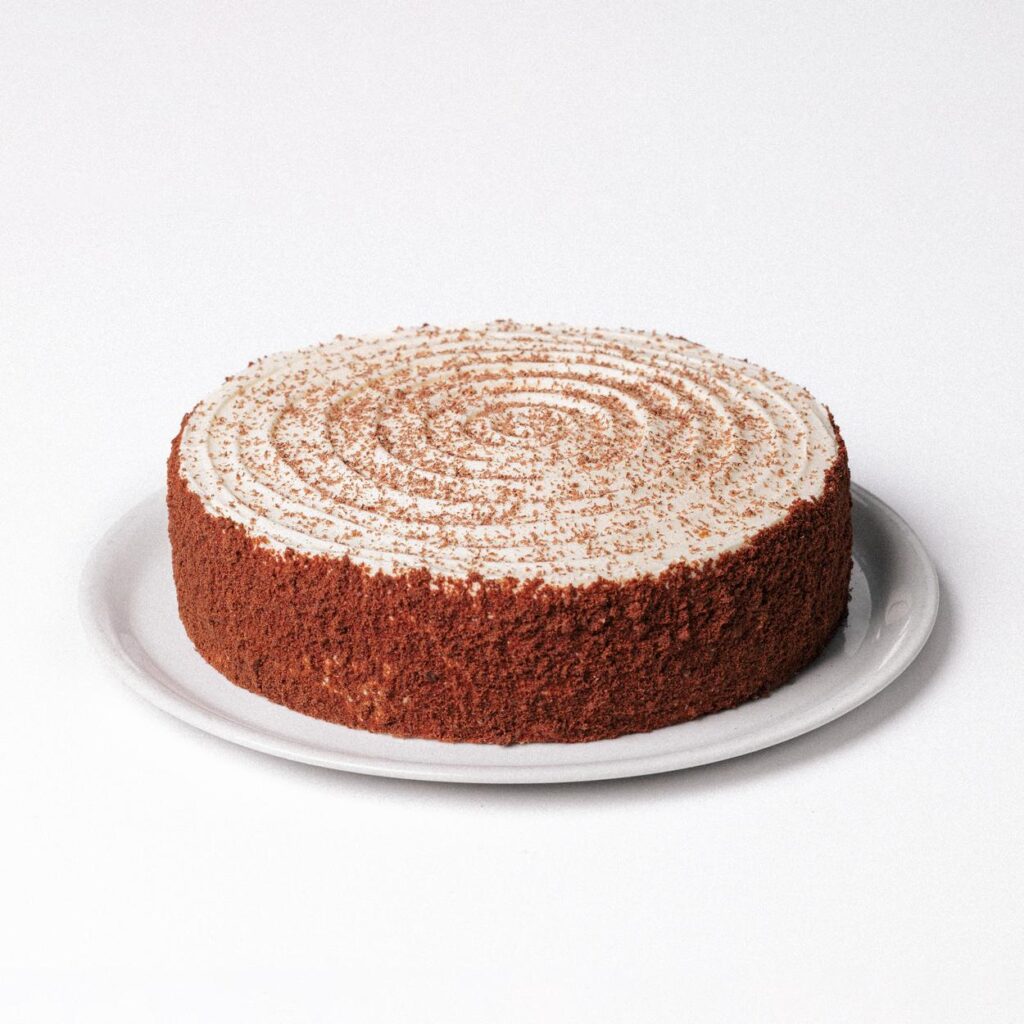 torta de zanahoria con cacao
